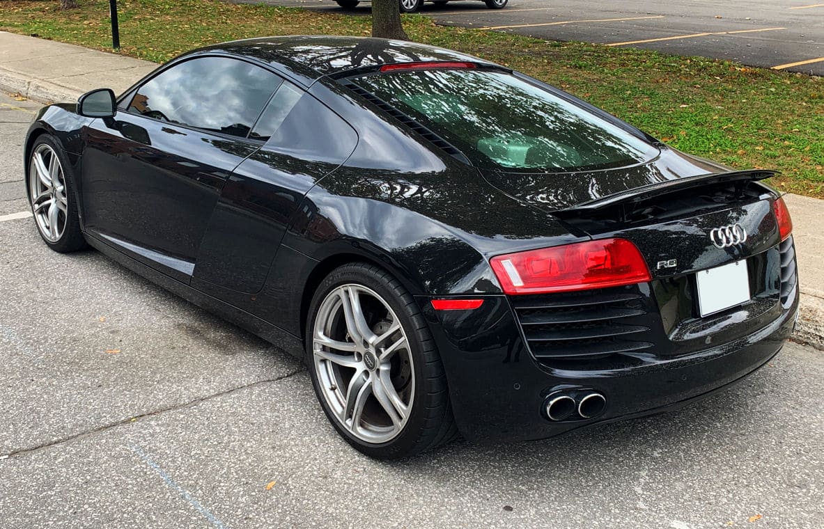 Audi sport r8 noir