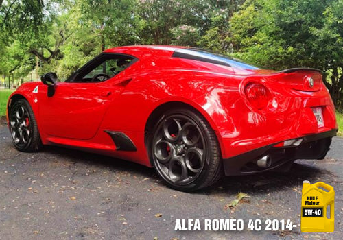 Huile pour Alfa Romeo Alfa Romeo 4C Rouge 4c 2014-