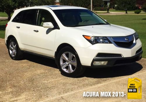 Huile Acura MDX 2013 Acura MDX blanc perle