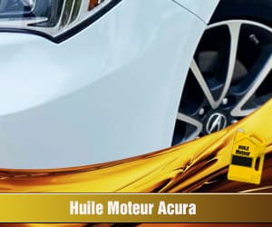 Bannière huile à Moteur Acura