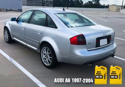 Les huiles pour Audi A6 1997 à 2004 Audi A6 HUILE 5W-30 5W-40