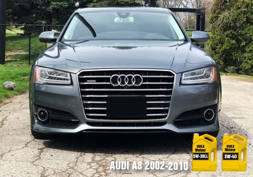 Audi A8 5w-30ll 5w-40 huile grise