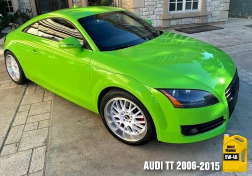 Les huile Audi TT de 2006 à 2015 Automobile Audi TT huile 5w-40