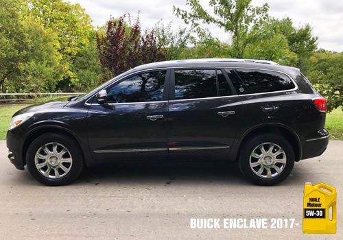 Buick Enclave huile 5w-30