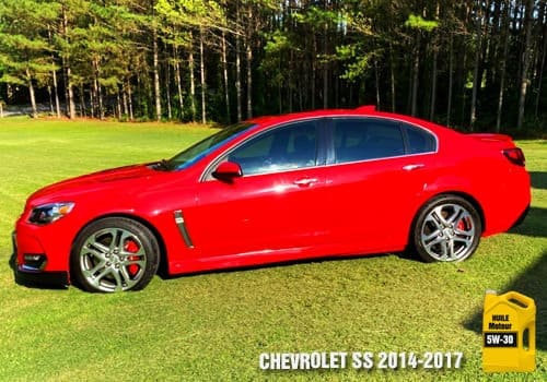 Chevrolet SS huile 5w-30