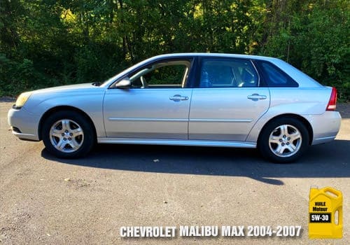 Chevrolet Malibu Max huile 5w-30