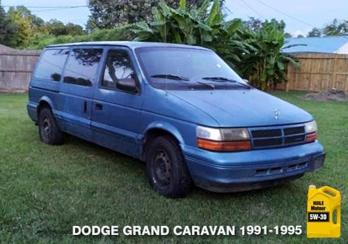 Dodge Grand Caravan huile moteur 5w-30