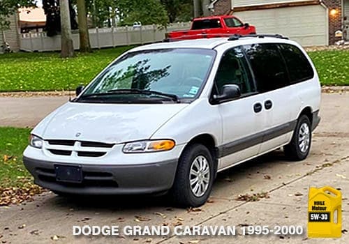 Véhicule Dodge Grand Caravan huile moteur 5w-30