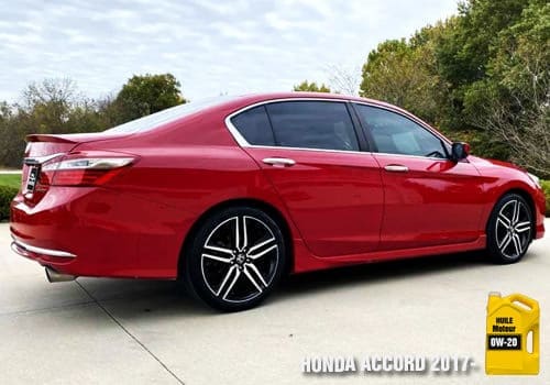 Honda ACCORD huile moteur 0w-20