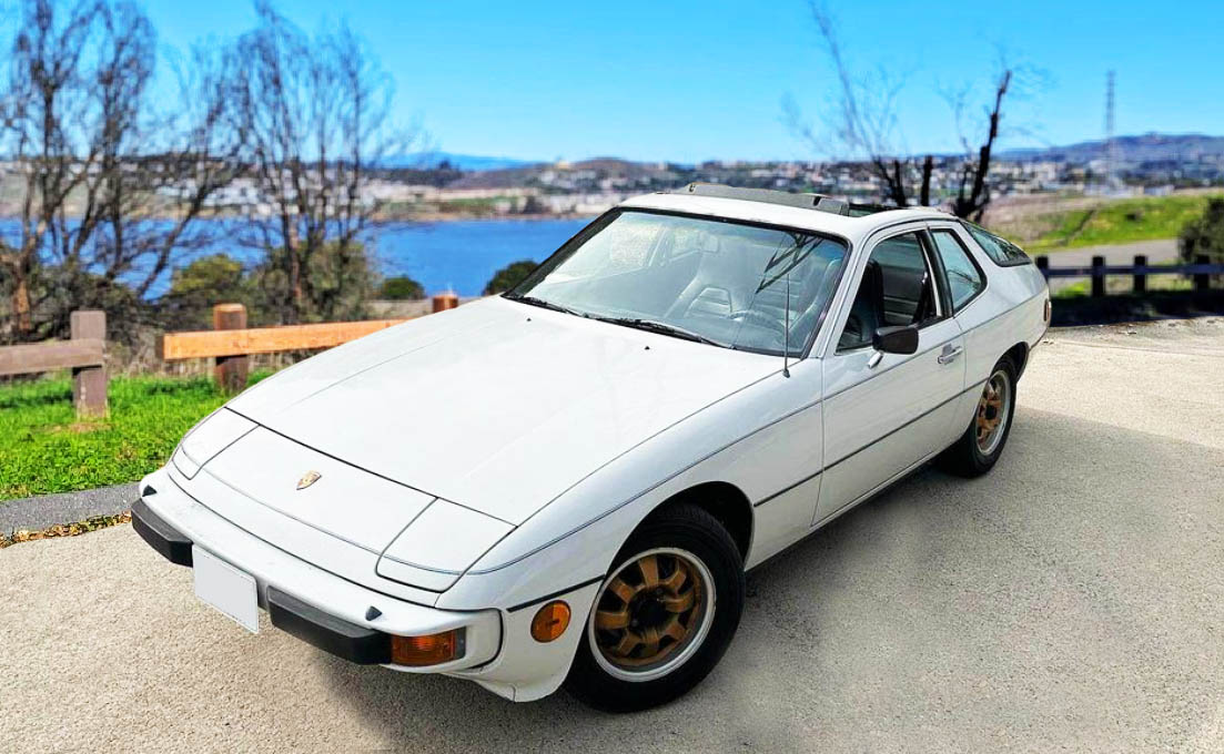 Paysage et Porsche 924 Porsche 924 1979